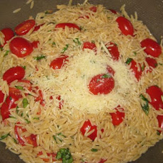 Tomato and Basil Orzo Salad