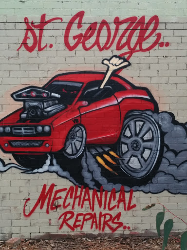 Bexley Dragster Mural 