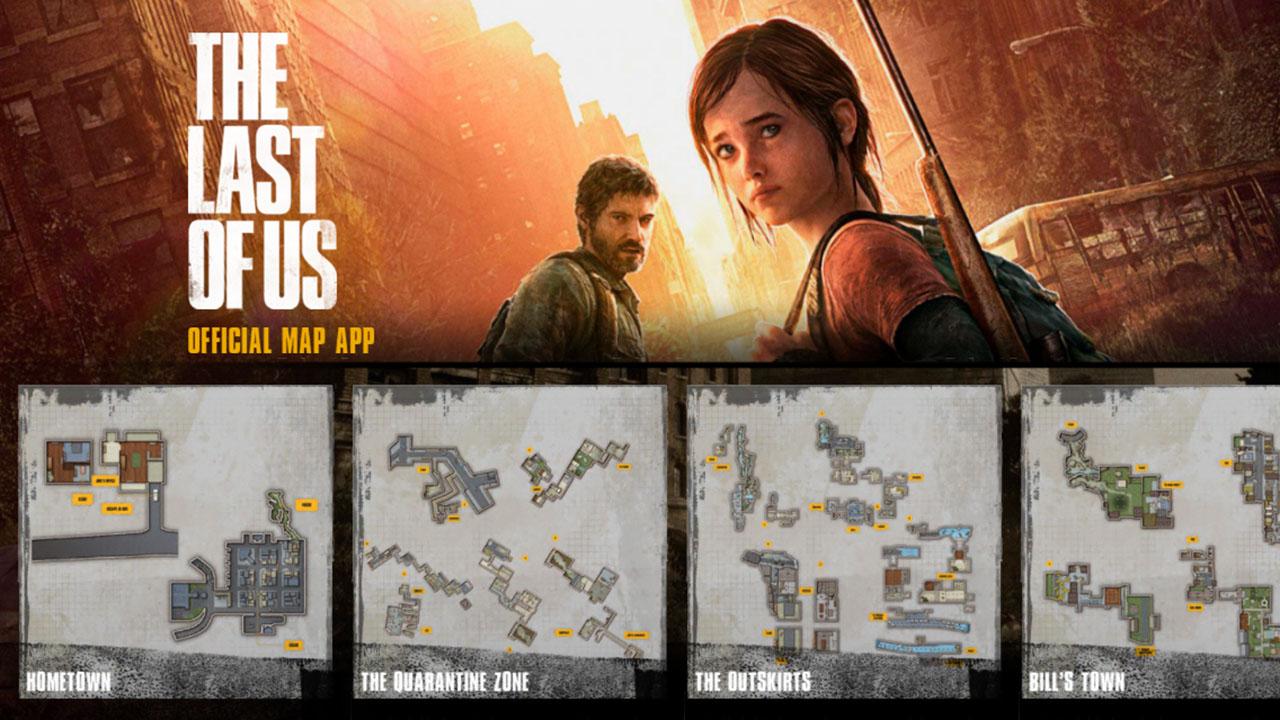 Android application The Last of Us Map App screenshort