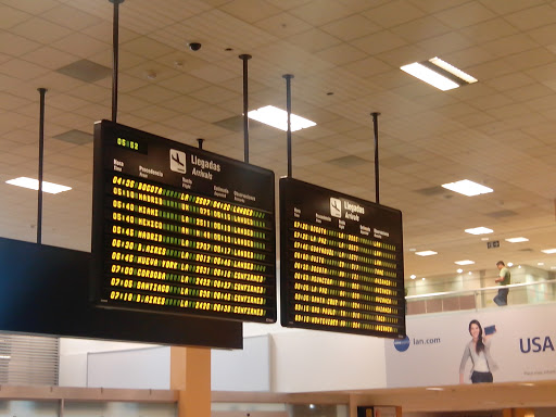 Aeropuerto J. Chavez - Llegadas Internacionales
