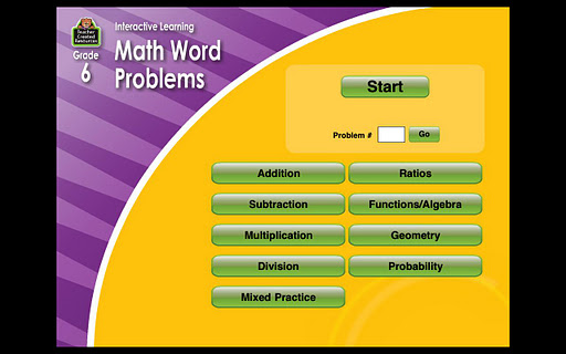 Math Word Problems Grade 6