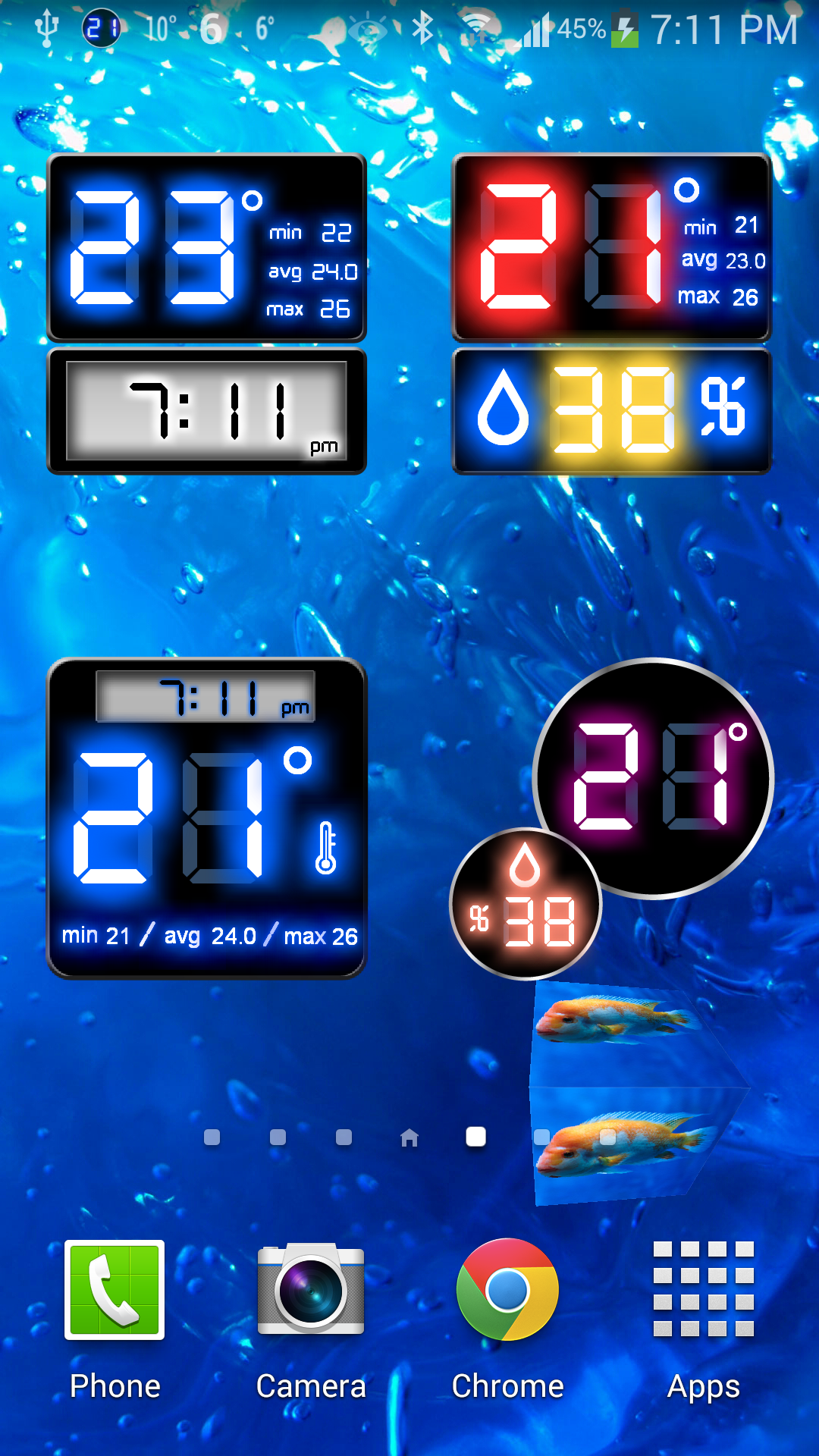 Android application S4 Thermometer Digital screenshort