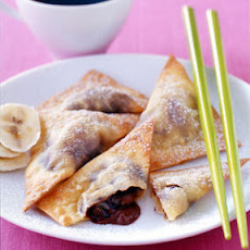 Chocolate-Banana Wontons