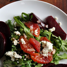 Beet Root Salad with Blood Oranges and Goat's Cheese