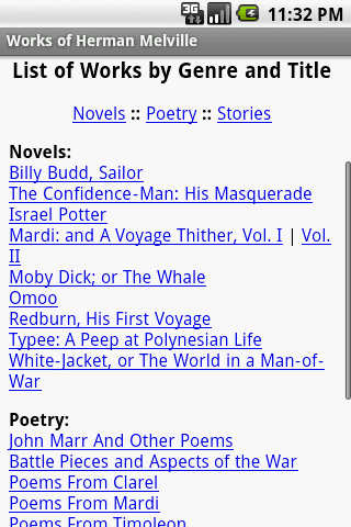 Works of Herman Melville