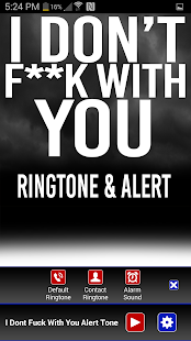 How to download I Don't F**k With You Ringtone lastet apk for pc