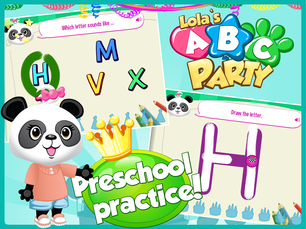 Android application Lola's ABC Party screenshort