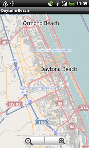 Daytona Beach Street Map
