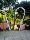 하트모양 조형물 at 안양예술공원