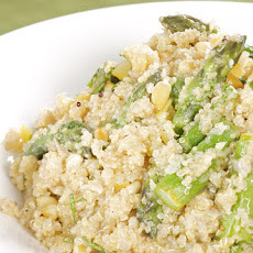 Quinoa with Asparagus and Preserved Lemon Dressing