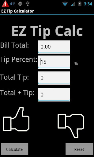 EZ Tip Calculator