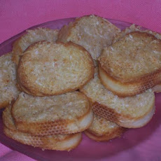 Easy Spicy Parmesan Toasts