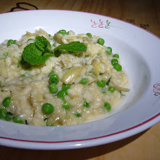 Artichoke, Pea and Mint Risotto