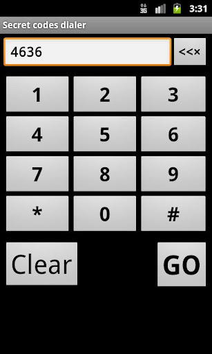 Secret Codes Dialer