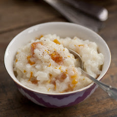 Creamy Apricot Rice Pudding