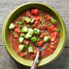 Easiest Garden Gazpacho