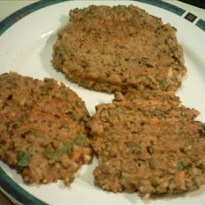 Curried Walnut Grain Burgers
