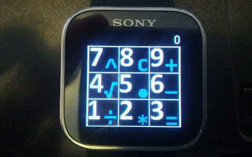 Calculator for Sony SmartWatch