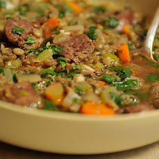 Lentil and Sausage Soup for a Cold Winter's Night