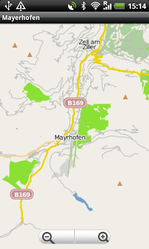 Mayrhofen Street Map