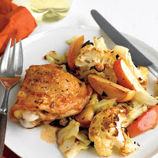 Chicken with Cauliflower and Apples