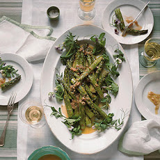 Grilled Asparagus with Caramelized Shallot Vinaigrette