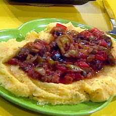 Caponata and Herb Polenta