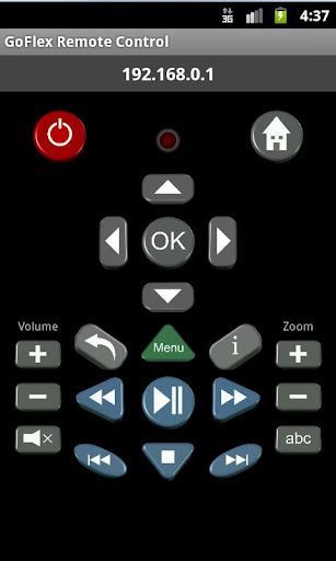 goflex-tv-remote-control for android screenshot