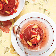 Bing Cherry Sorbet with Prosecco