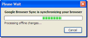 Google browser sync