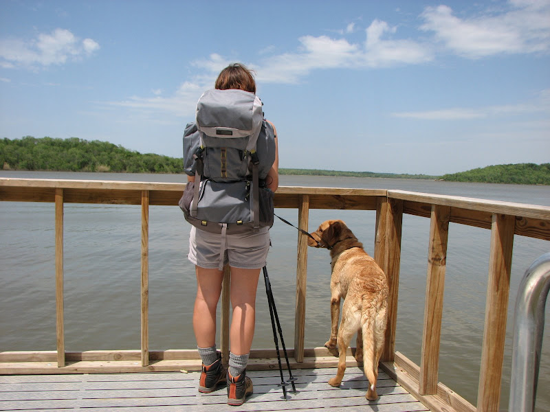 Kari and Bailey at Lake Mineral Wells