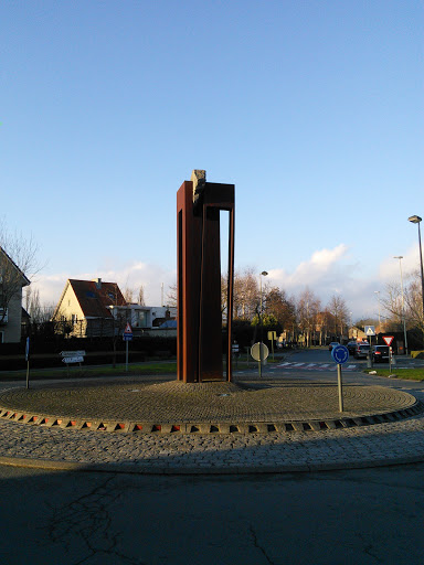 Standbeeld Rond punt Groenstraat