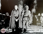 This black & white photo of Lando and Boba Fett caught my eye