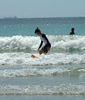 Aya surfing at Izu 02