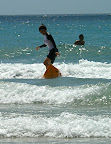 Aya surfing at Izu 05