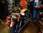 Harley Davidson in ojisan's garage in Kawagoe Japan