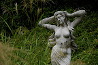 This statue was right outside the wedding reception hall!