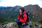 Aya takes in the view