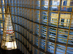 I really liked all the use of glass in The National Art Center, Tokyo