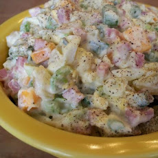 Smoked Cheese ( Gouda or Alps) Potato Salad