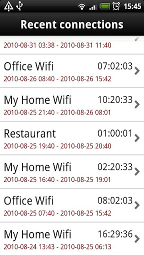 Wifi history