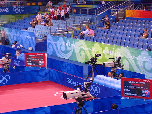 A 75-percent Chinese field with no Asian countries, plus empty seats in the stands.