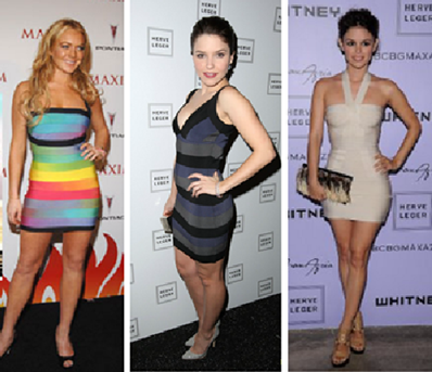 lindsay lohan rainbow dress