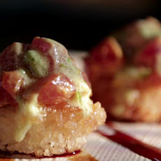 Tuna Tots with Yuzu Vinaigrette