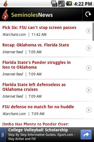 seminoles-news for android screenshot