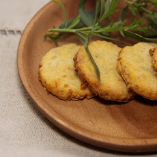 Apricot, Prosciutto and Tarragon Cocktail Sables