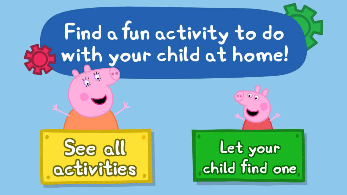 Android application Peppa Pig: Activity Maker screenshort
