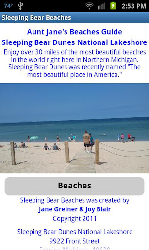 Sleeping Bear Beaches