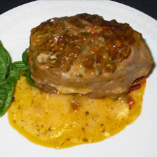 Pesto-Stuffed Pork Chops