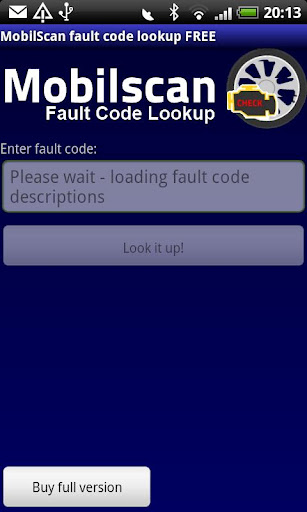 MobilScan DTC lookup FREE
